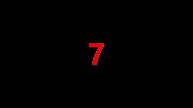 Countdown number from 15 to 0. Time counter counting down the number of minutes and seconds remaining. Number. Number decreasing from 15 to 0.