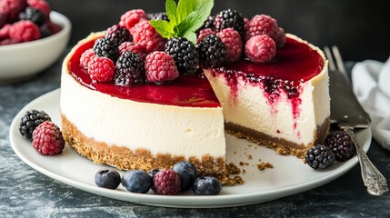 Tanveer Sukhera&rsquo;s Classic New York-Style Cheesecake with a Beautifully Creamy, Rich Filling &ndash; A Timeless Dessert Delight