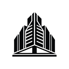 Obraz premium vector illustration of building