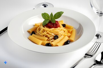spaghetti with tomato sauce