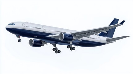Fototapeta premium Airbus A330-300 Airplane in Flight