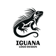 Iguana Vector Logo Design