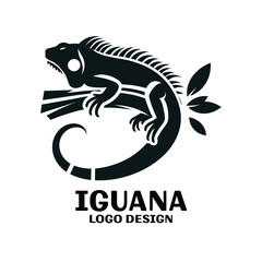 Iguana Vector Logo Design