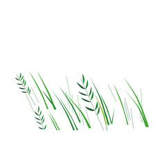 Grasses mid century modern design art