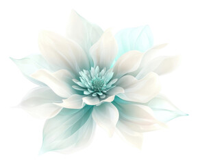Fototapeta premium PNG Abstract flower petals illustration elegant.