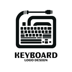 Keyboard Vector Logo Design
