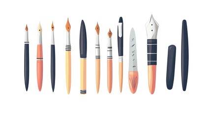 Professional Calligraphy Dip Pen with Metal Nibs Kit Set for Elegant Writing