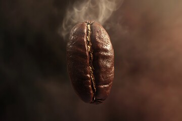 Aromatic Coffee Bean in Focus