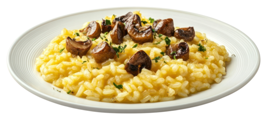 PNG Risotto alla Milanese food background risotto.