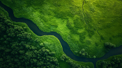 
Aerial view highlighting the intricate features of a sphagnum bog, capturing the unique vegetation and waterlogged terrain, symbolizing nature’s resilience and ecological balance.

