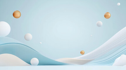 Fresh graphic texture background e-commerce product exhibition booth