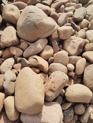 stones on the river
