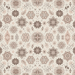 seamless pattern with flowers