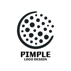 Fototapeta premium Pimple Vector Logo Design