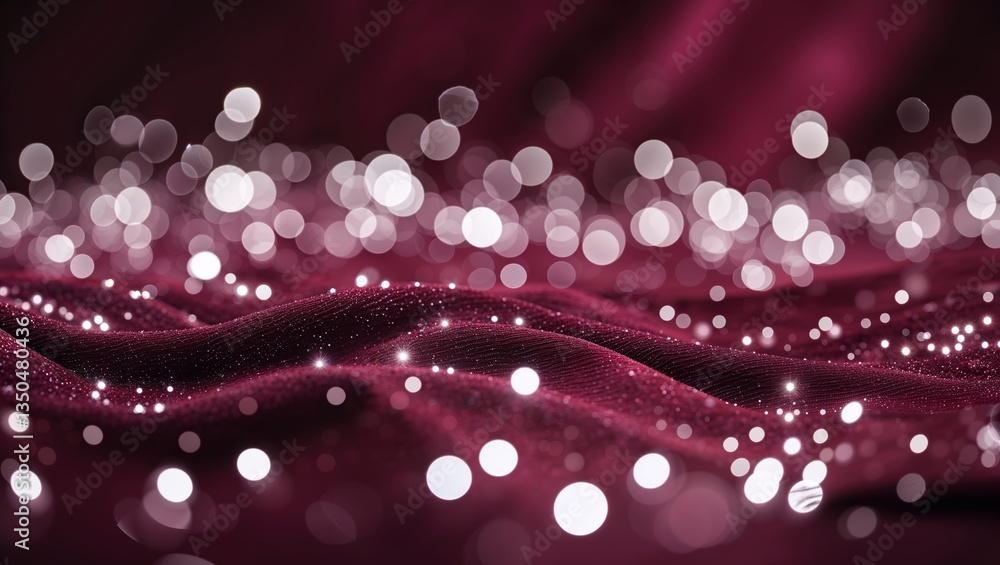 Poster softer textures and twinkling lights create an enchanting atmosphere of elegance and warmth in a dee
