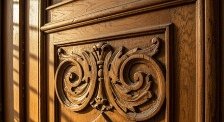 carved wood panel standard scale