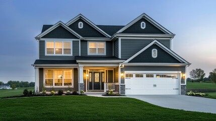 Obraz premium Luxury House in Suburb