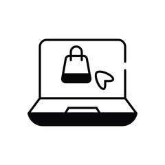 Buy Online vector icon stock illustration