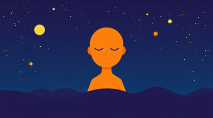 Silhouette, Mysterious, Shadow, Orange, Purple, Gradient, Backlight, Profile, Minimalist, Dramatic, Serene, Evening, Dusk, Glow, Outline, Calm, Warm, Cool, Contrast, Silent, Peaceful, Tranquil, Mystic