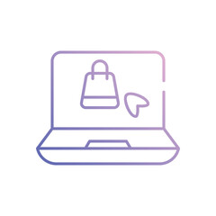Buy Online vector icon stock illustration