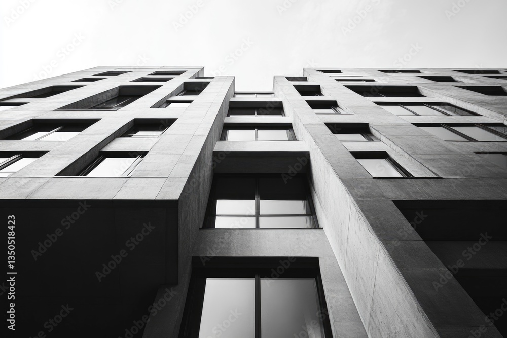 Poster fascinating architectural features can be found in the lines and shapes of buildings.