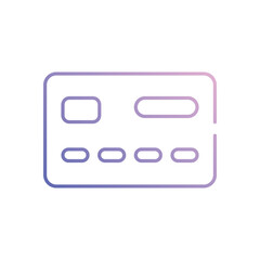 Payment Card vector icon stock illustration