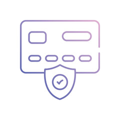 Secure Payment vector icon stock illustration