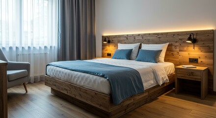 modern bedroom furniture art scale