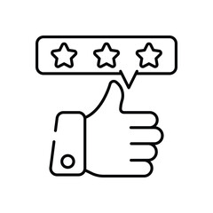Product Review vector icon stock illustration