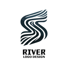 River Vector Logo Design