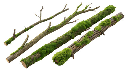 fresh asparaguspink isolated on transparent background Generative Ai 