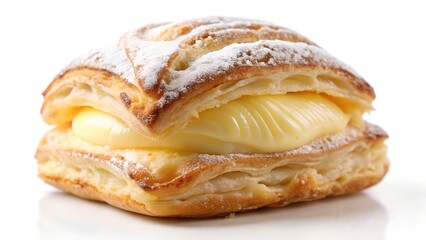 puff pastry with cream