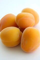 Juicy Ripe Apricots Close Up Still Life Photography