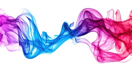 Fototapeta premium vector of a Smoke effects, isolated clear white background