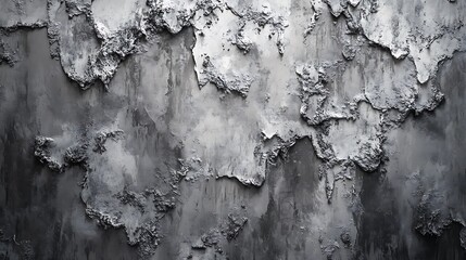 Weathered Gray Concrete Wall Texture