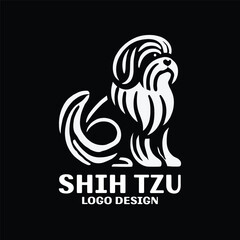  Shih Tzu Vector Logo Design