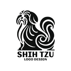  Shih Tzu Vector Logo Design