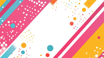 Obraz premium Playful Diagonal Lines with Clean Center