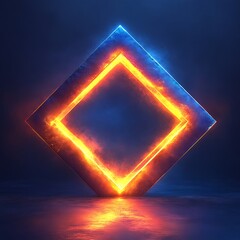 Geometric Neon Layers