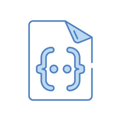 Css File vector icon stock illustration