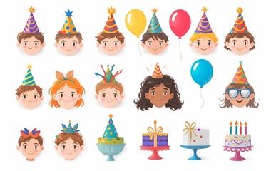 Birthday Anniversary Background Image Party Children, Decoration, Texture Banner
