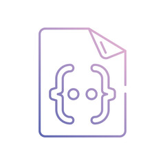 Css File vector icon stock illustration