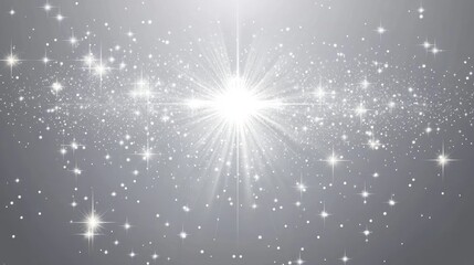vector of a star dust, isolated clear white background