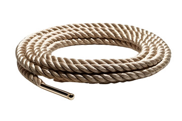 rope with knot isolated on transparent background