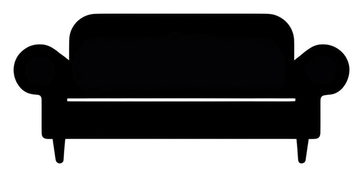recommend clip art: PNG Sofa logo icon silhouette furniture black.