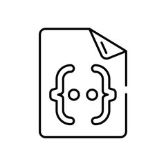 Css File vector icon stock illustration