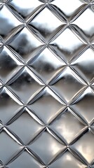 Metal quilted pattern texture