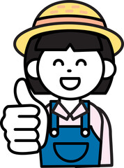 농부 남자 여자 