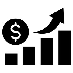 Economy Glyph Icon