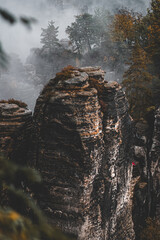 Felsen im Elbsandsteingebirge
